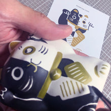 Load image into Gallery viewer, Lucky Cat 招き猫 - Hands Up (Plain version)