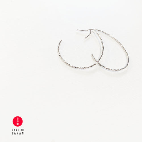 18K Hammer Bay - Silver Rhodium