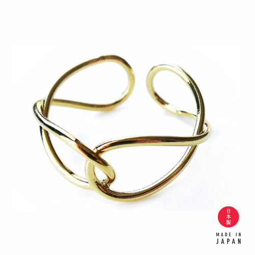 Link Gold - 18K GP Ring x Ear Cuff