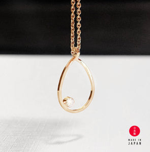 18K Drop Dia - Gold