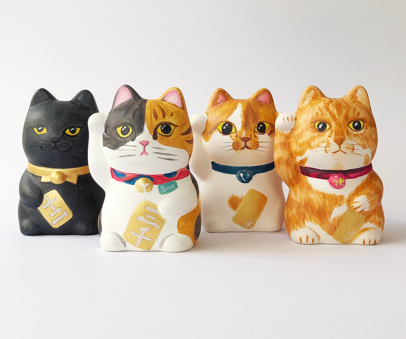 Bespoke Lucky Cat 手繪招き猫 – Hitori Sekiya