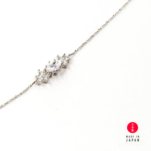 18K Swarovski Starry Path - Silver Rhodium